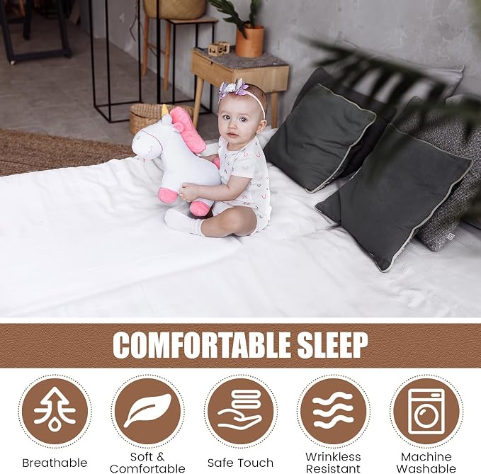 SmoothNovelty 30 Pack Twin Flat Sheets Bulk Soft Microfiber Massage Spa Bed - Image 3