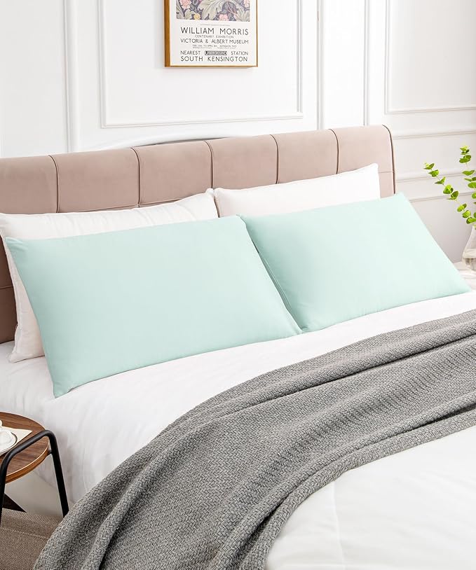 Warmstar Cotton Pillow Cases King Size Set of 2, 600 Thread Count Pillowcases - Image 2