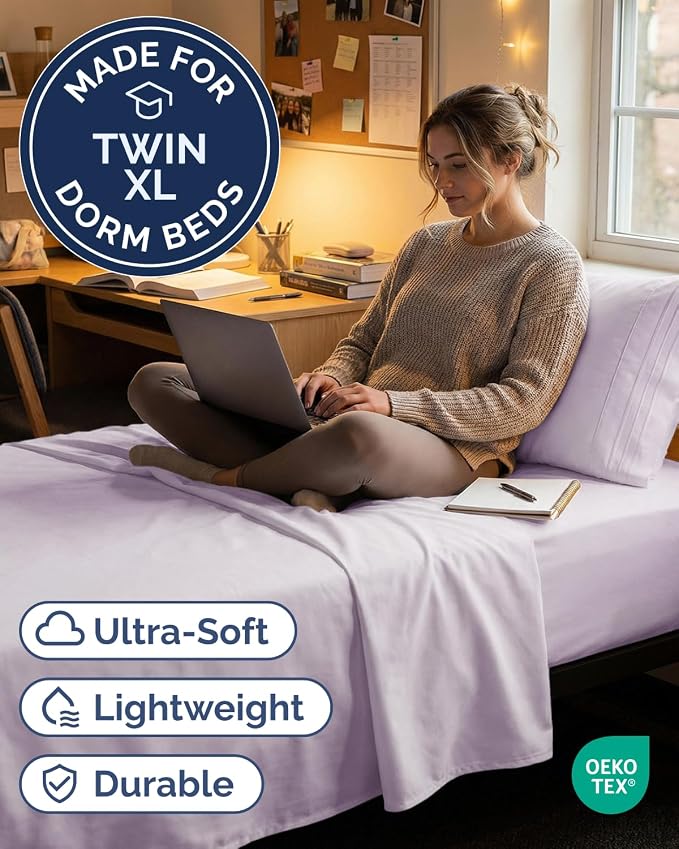 Twin XL Size 3 Piece Sheet Set - Image 2