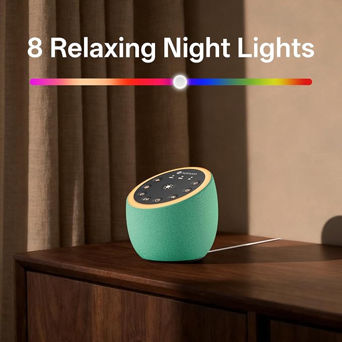 Hotmoon Sound Machine for Sleep, Cocoon 2 White Noise Sound Machine - Image 8
