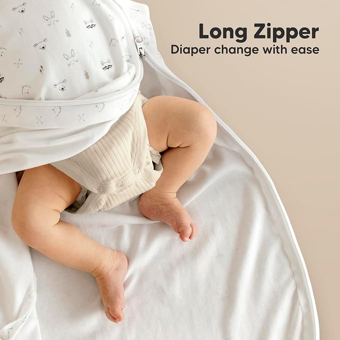 2-Pack Organic Baby Sleep Sacks, 100% Cotton - Image 5