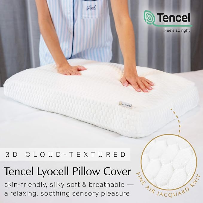 Aricove Bed Pillow for Sleeping, Side Sleeper Pillow for Adults, Queen Size - Image 3
