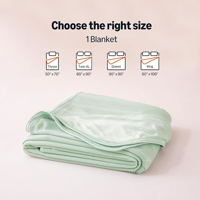 Amazon Basics Striped Cooling Blanket - Image 5