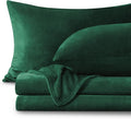 BEDELITE Flannel Sheets Twin Size Dark Green by BEDELITE