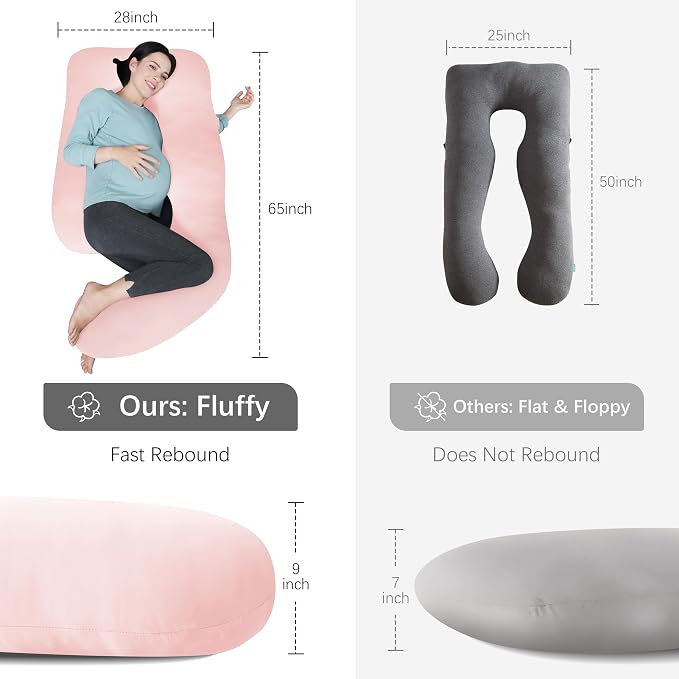 MOON PARK Pregnancy Pillows for Sleeping - Image 7