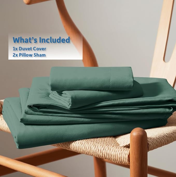 Nestl Forest Green Duvet Cover King Size - Image 9