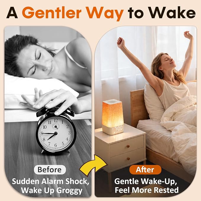 10-60 Mins Simulate Sunrise Alarm Clock: Gentle Wake Up Light Adjustable - Image 3