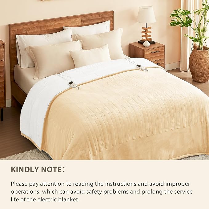 Homemate Heated Electric Blanket King Size - Image 8