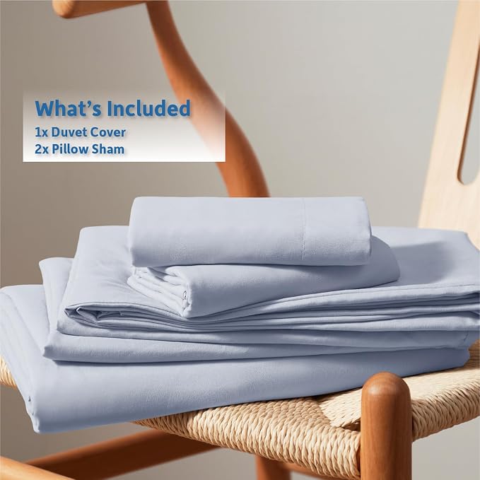 Nestl Ice Blue Duvet Cover Full Size - Image 9