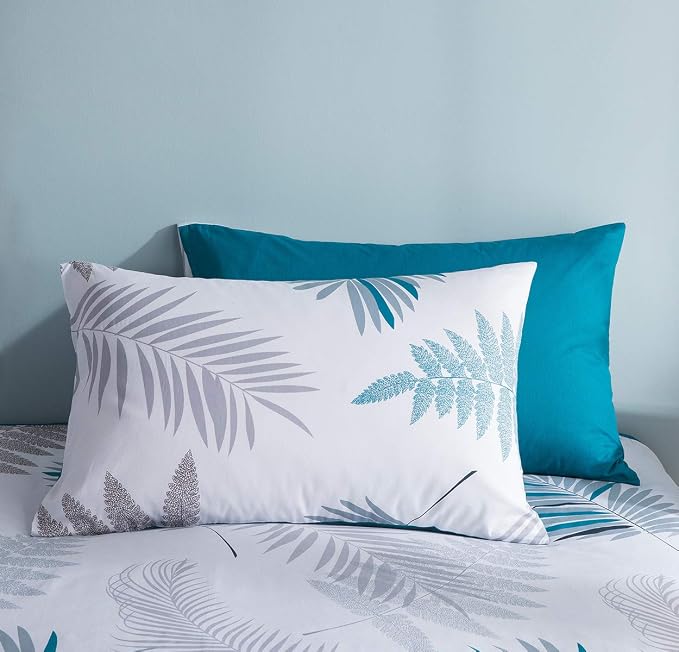 SLEEPBELLA Duvet Cover Full, 600 Thread Count Cotton Leaf Botanical Pattern - Image 4