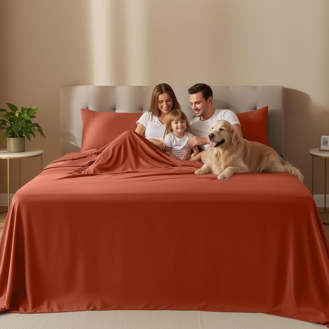 Utopia Bedding Full Size Sheet Set – 4 Piece Bed Sheets, Soft and Breathable - Image 2