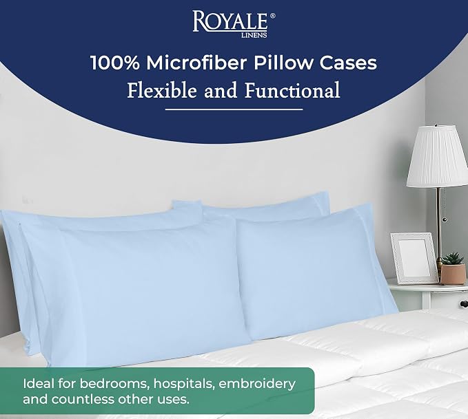 Royale Linens King Pillowcase Set of 2 - Image 6