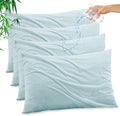 Gogreen Bamboo Rayon Waterproof Pillow Protector, Breathable Pillow Cover by GOGREEN