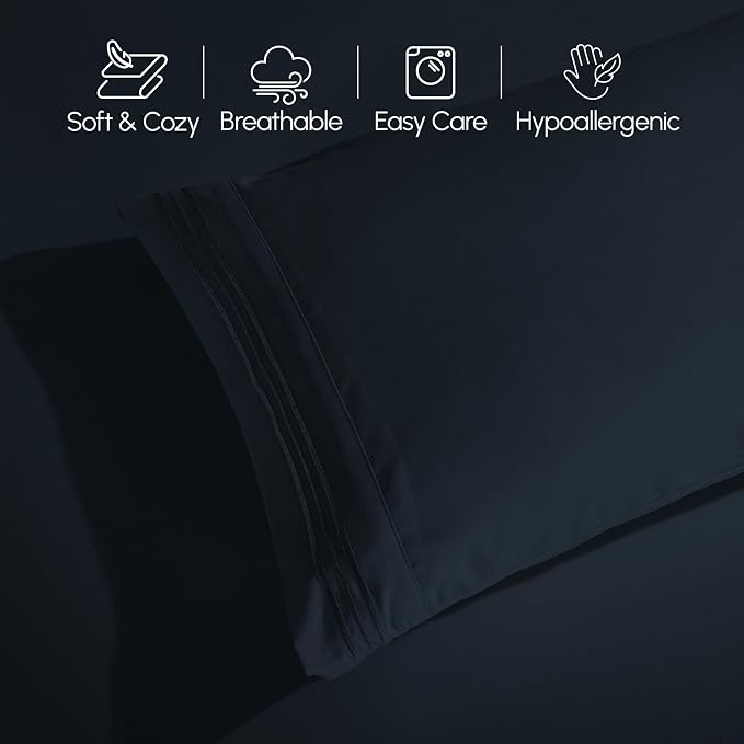 Elegant Comfort Luxurious 1500 Premium Hotel Quality Microfiber Three Line - Image 5