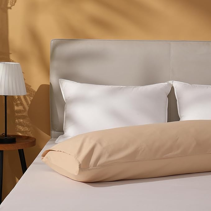 DOWNSTORIA Body Pillow Cover, Ultra Soft Microfiber Long Pillowcase, Envelope - Image 5