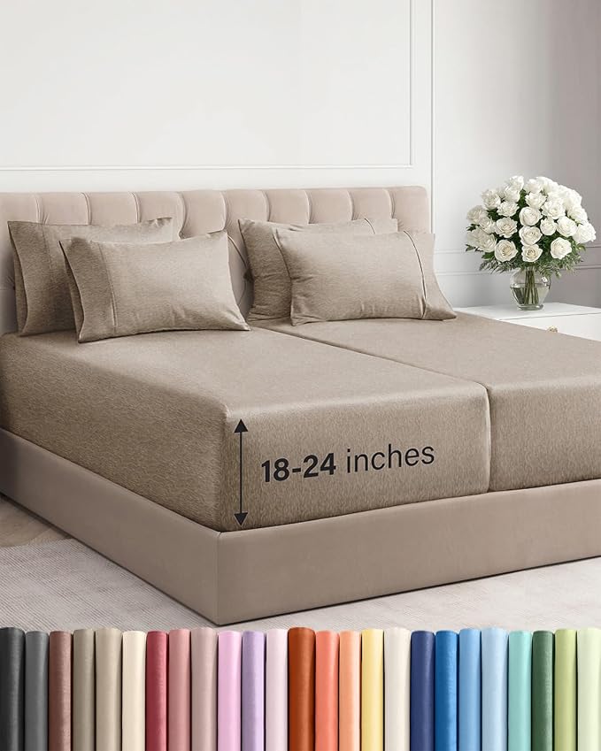 Extra Deep Split King Sheet Set by CGKUnlimited