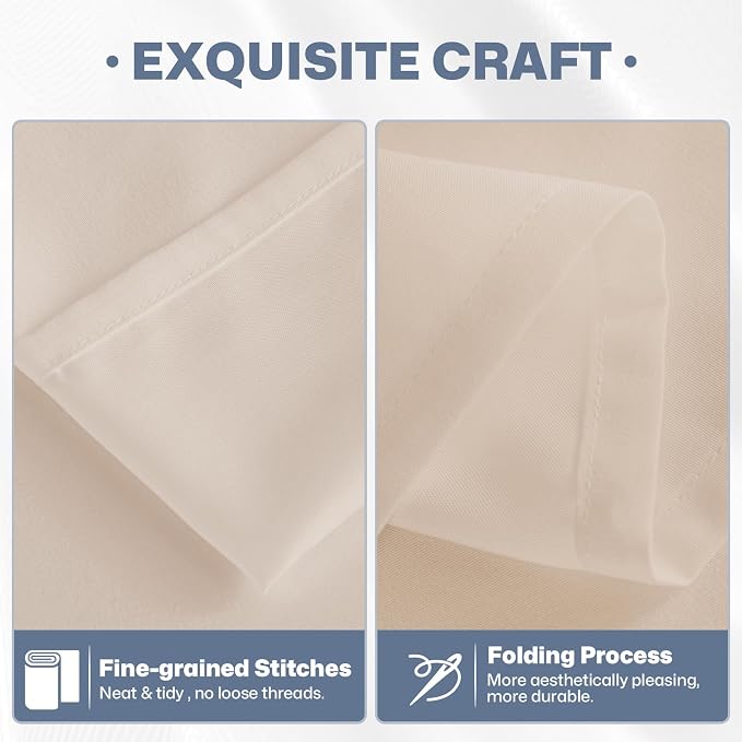 Lavisun Flat Sheets 2 Pack, Hotel Quality Flat Bed Sheets, Brushed Microfiber - Image 5