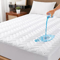 Cal King Size Waterproof Mattress Protector Quilted, Breathable Ultra-Soft by Unilibra