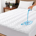Twin Size Waterproof Mattress Protector Quilted, Breathable Ultra-Soft Filling by Unilibra