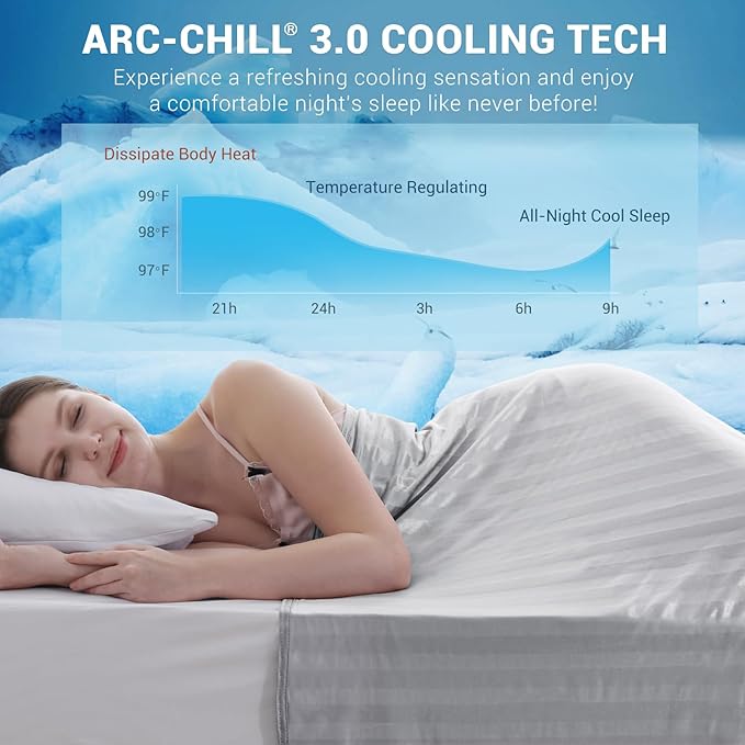 Elegear Revolutionary Cooling Blanket King, Absorbs Heat to Keep Body Cool - Image 2