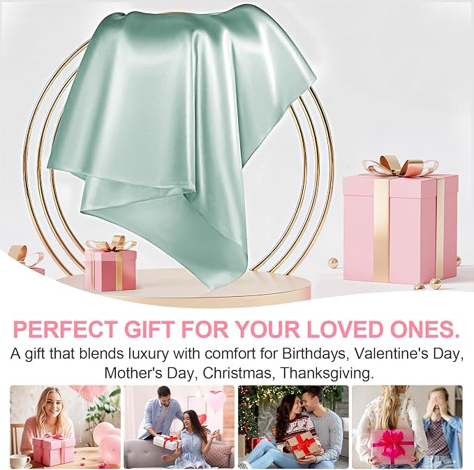 Silk Pillow Cases 2 Pack Standard Size - Image 6