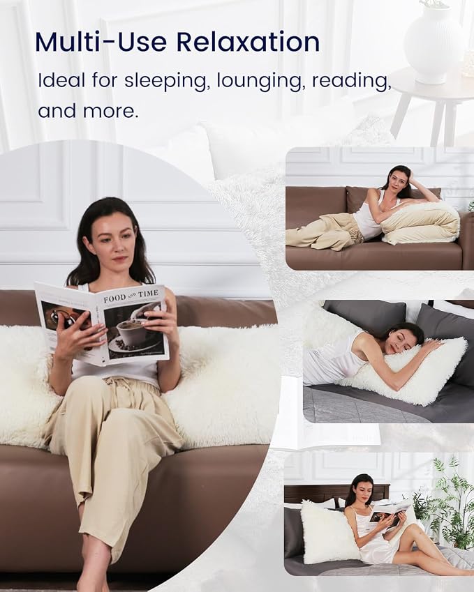 ZonLi Fluffy Body Pillow, Full Body Pillows - Image 4