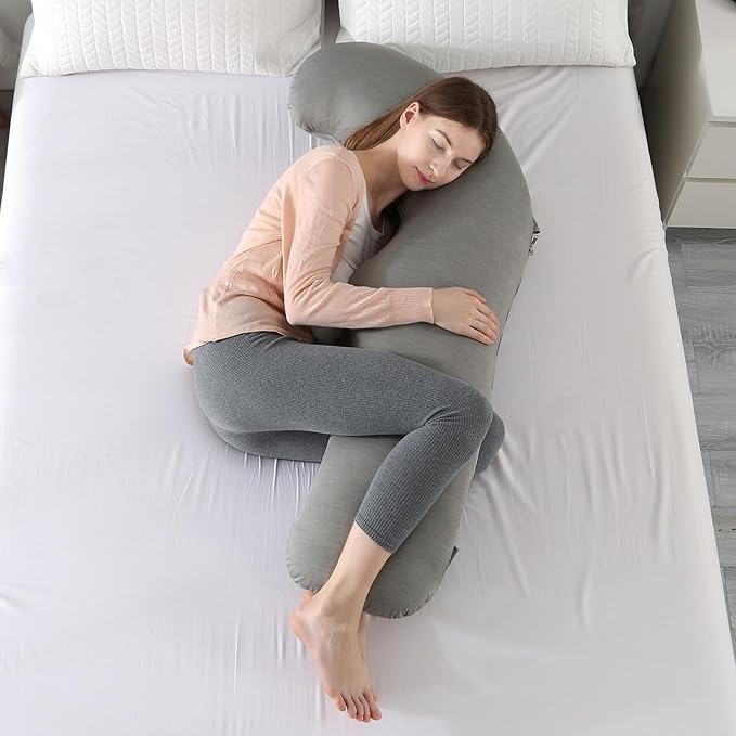 BATTOP Pregnancy Pillows with Cooling Cover, Cooling Maternity Pillow - Image 2