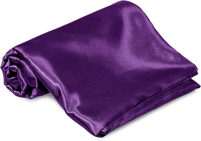 Homiest Purple Satin Flat Sheet - Image 2