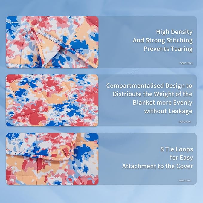 Topcee Weighted Blanket for Adults Twin Size Soft Cooling Heavy Blanket Sleeping - Image 5