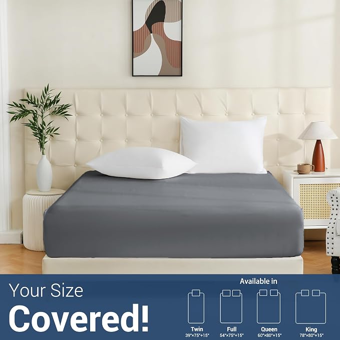 Bulk King Fitted Sheet Only Deep Pocket 6 Pack, Quick Sort Bottom Bed Sheets - Image 7