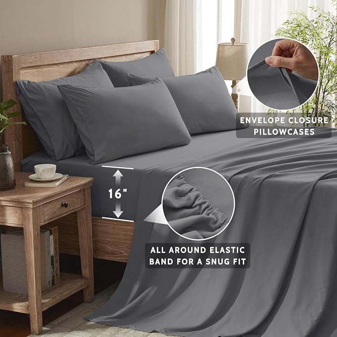 Cal King Size Sheets Set - Image 3