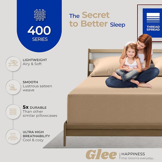 Thread Spread 100% Cotton King Size Pillow Cases Set of 2 - Image 2