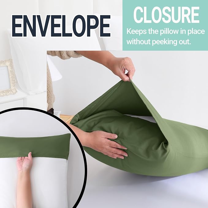 ZPECC Pillow Cases Standard Size Set of 12, 20x26 Envelope Closure Pillowcases - Image 5