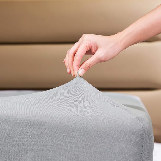 Fitted Sheet- COSMOPLUS Queen Fitted Sheet Only（No Flat Sheet or Pillow Shams） by COSMOPLUS