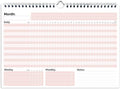 HADIGU Habit Tracker Calendar, by Hadigu