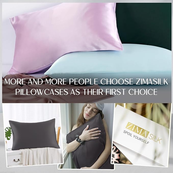 ZIMASILK 100% Pure Mulberry Silk Pillowcase - Image 6