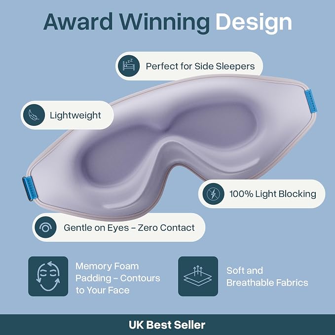 MyHalos® Sleep Mask – 3D Blackout Eye Mask - Image 3