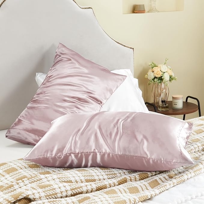 BEDELITE Satin Pillowcase for Hair and Skin, Super Soft and Cooling Similar to - Image 8