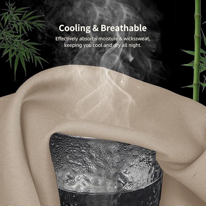 Standard Pillowcases, Cooling Viscose from Bamboo Pillow Covers - Image 4