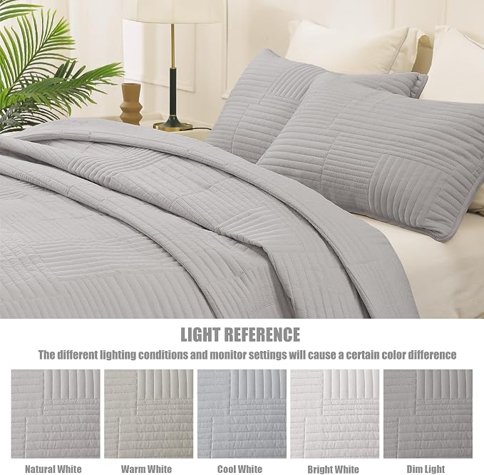 Whale Flotilla Ultra Soft California King Quilt Bedding Set, Lightweight - Image 5