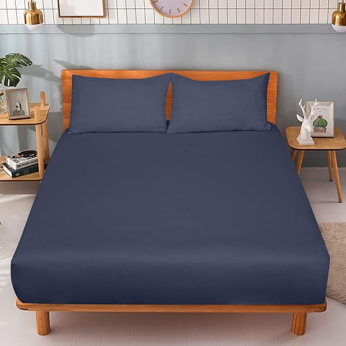 ROYALE LINENS 300 Thread Count 100% Long Staple Combed Cotton Fitted Sheet Twin - Image 8