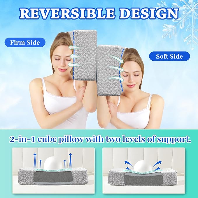 HARBOREST Cooling Cube Pillow - Image 4