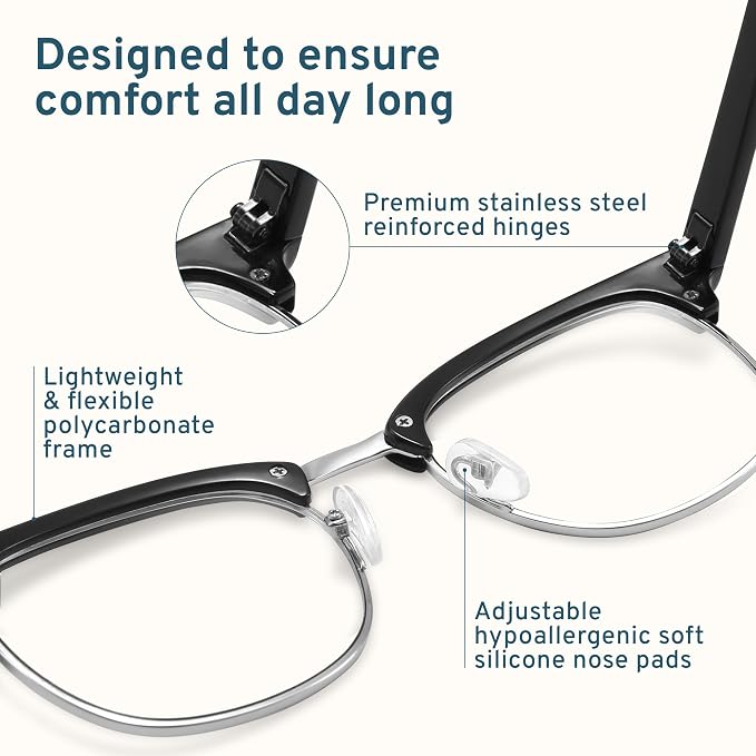 racico Blue Light Glasses for Men & Women - Image 5