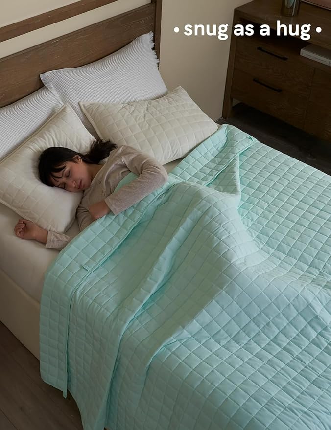 YnM King Size Weighted Blanket for Adults, Exclusive Smallest Compartments - Image 3