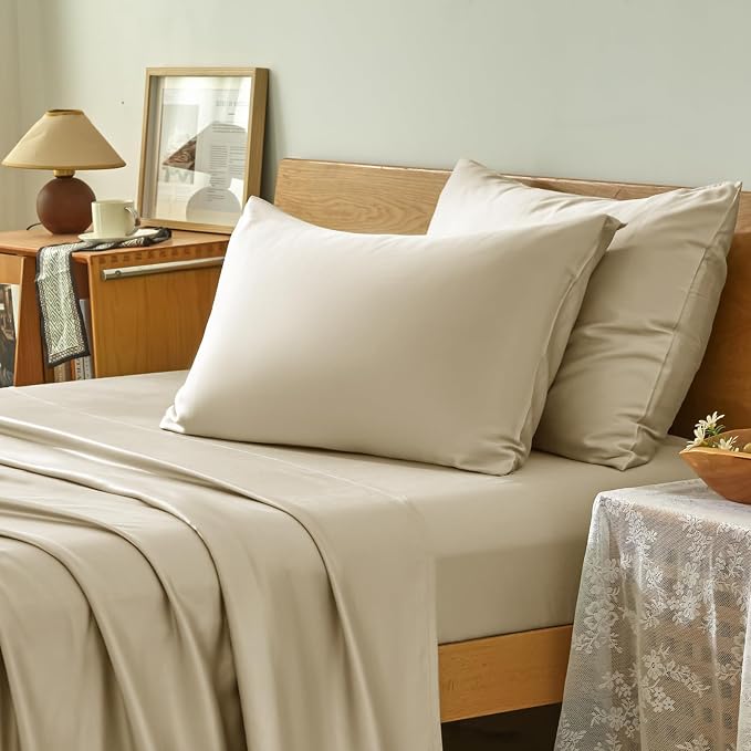 Homiest Cooling Pillow Cases Queen Size Set of 2, 100% Rayon Derived from - Image 2