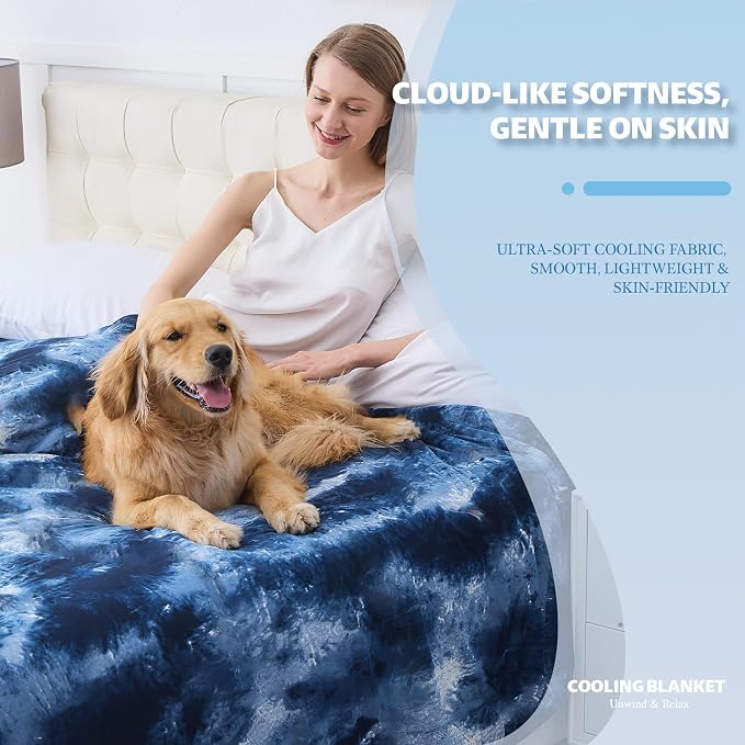 Cooling Blanket Twin Size for Hot Sleepers Ultra Lightweight & Breathable - Image 2