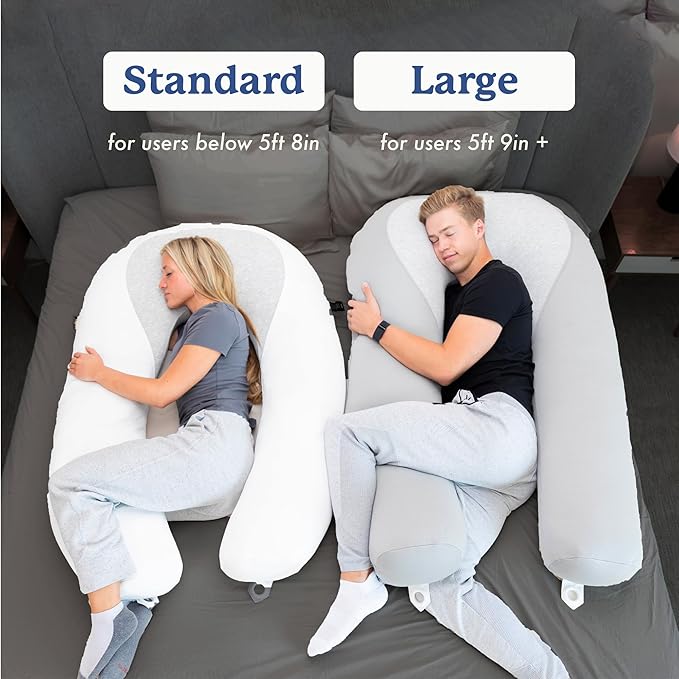 Plufl Hugl Cooling Body Pillow for Adults Made - Image 5