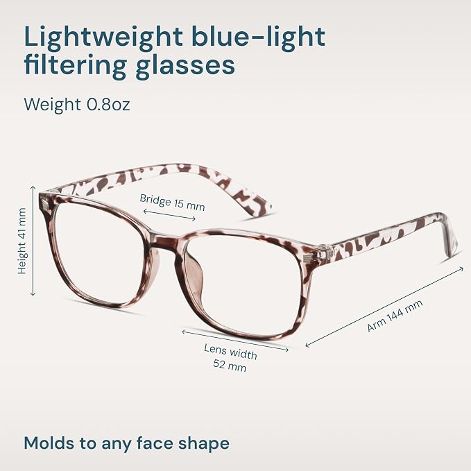 Gaoye Leopard Blue Light Glasses - Image 4