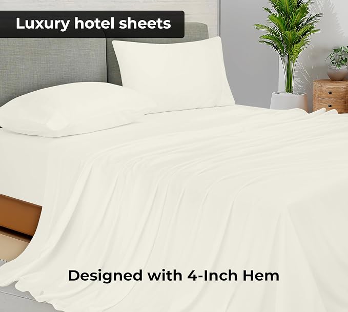 Royale Linens Twin Flat Sheet - Image 2