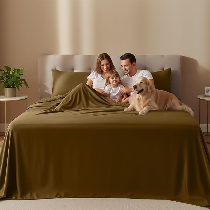 Utopia Bedding Queen Size Sheet Set – 4 Piece Bed Sheets, Soft and Breathable - Image 2